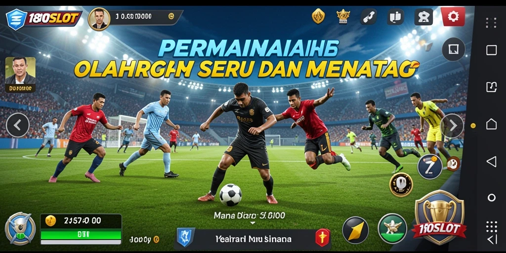 Tampilan gameplay menegangkan dalam 180SLOT dengan berbagai cabang olahraga.