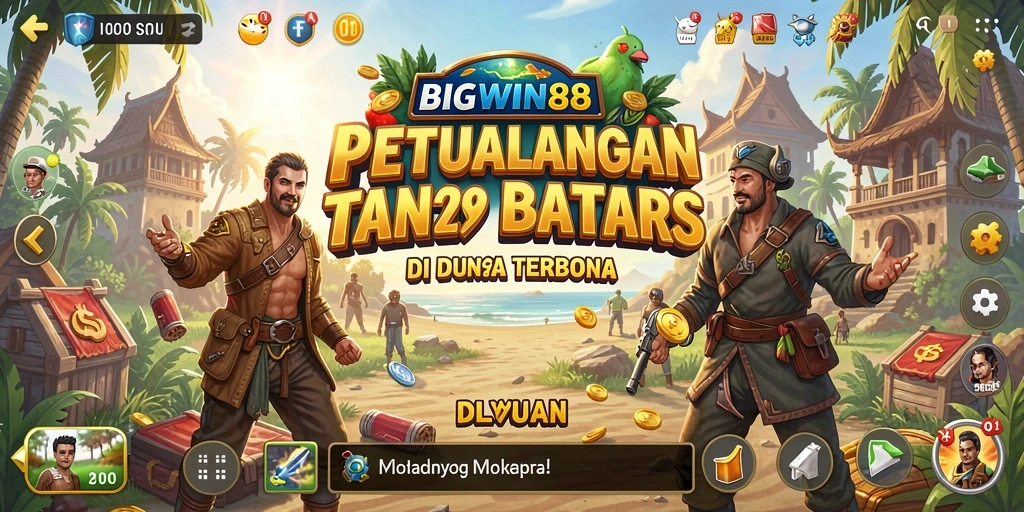 Tampilan gameplay <strong>BIGWIN88</strong> yang memukau dalam dunia terbuka.