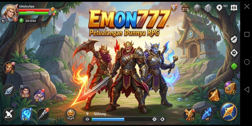 Tampilan menarik dari gameplay RPG yang mendebarkan.
