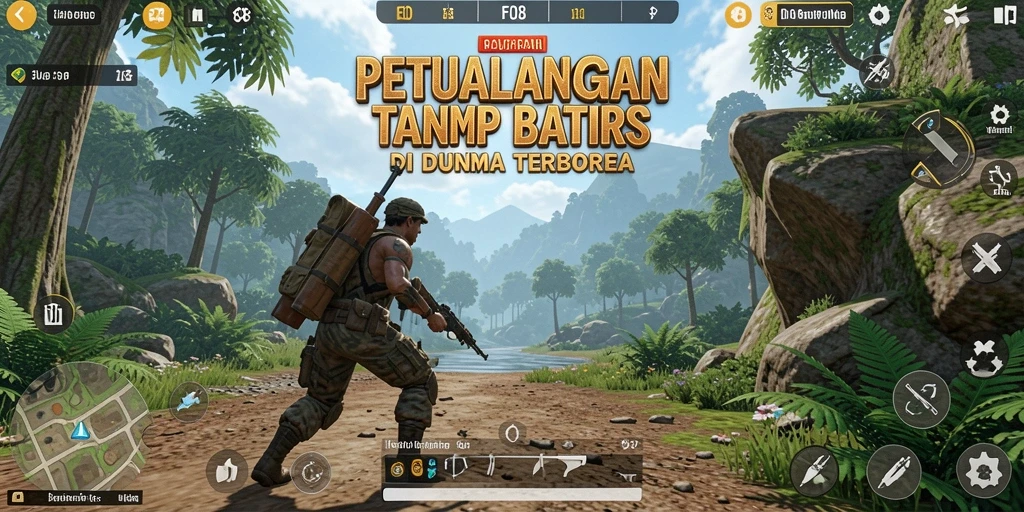 Tampilan gameplay FO8 yang menakjubkan dalam dunia terbuka.