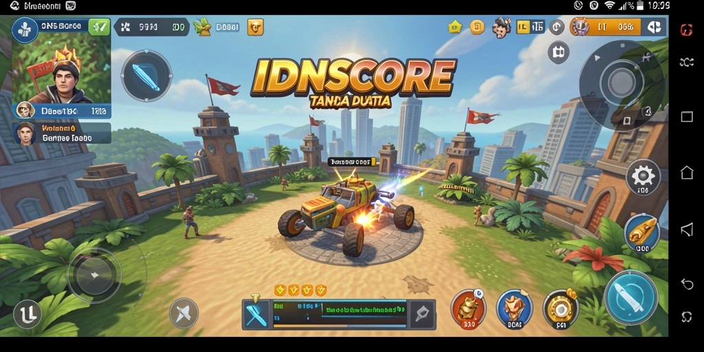 Screenshot gameplay menunjukkan eksplorasi menakjubkan di IDNSCORE.