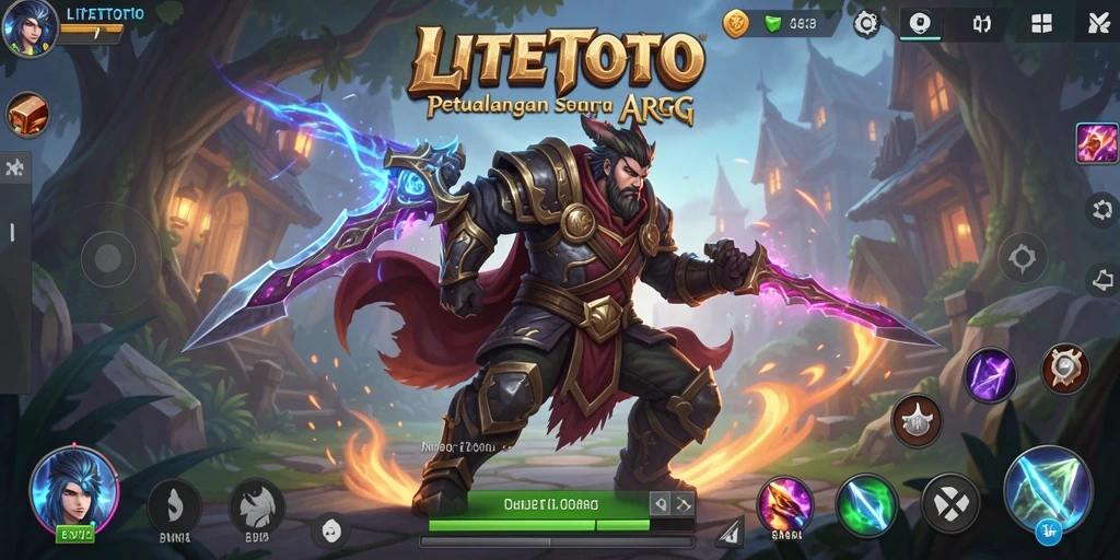 Tampilan gameplay ARPG LITETOTO yang menakjubkan dan penuh aksi.