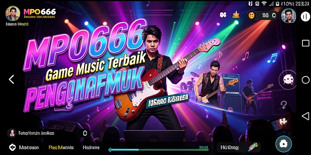 Tampilan menarik dari gameplay MPO666 yang penuh warna.