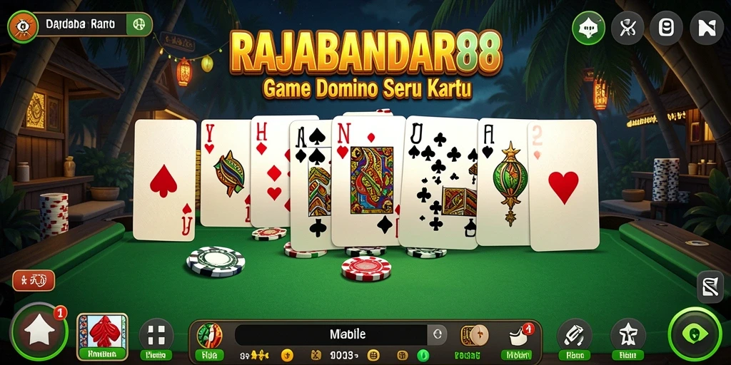 Tampilan gameplay seru RAJABANDAR88 dengan teman-teman.