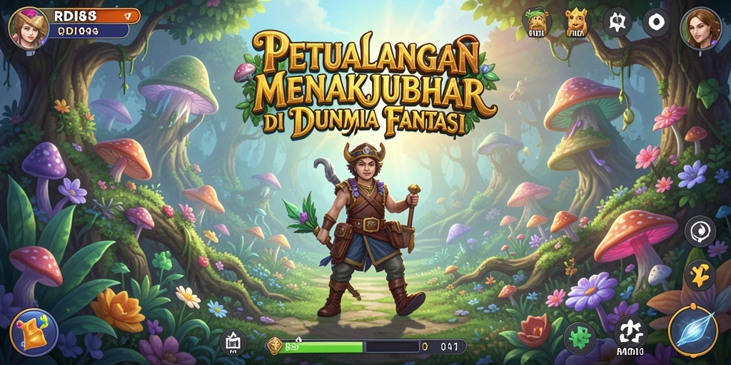Tampilan gameplay RDI88 yang menakjubkan dengan suasana petualangan.