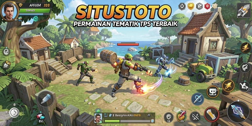Tangkapan layar gameplay SITUSTOTO menampilkan aksi mendebarkan di medan perang.