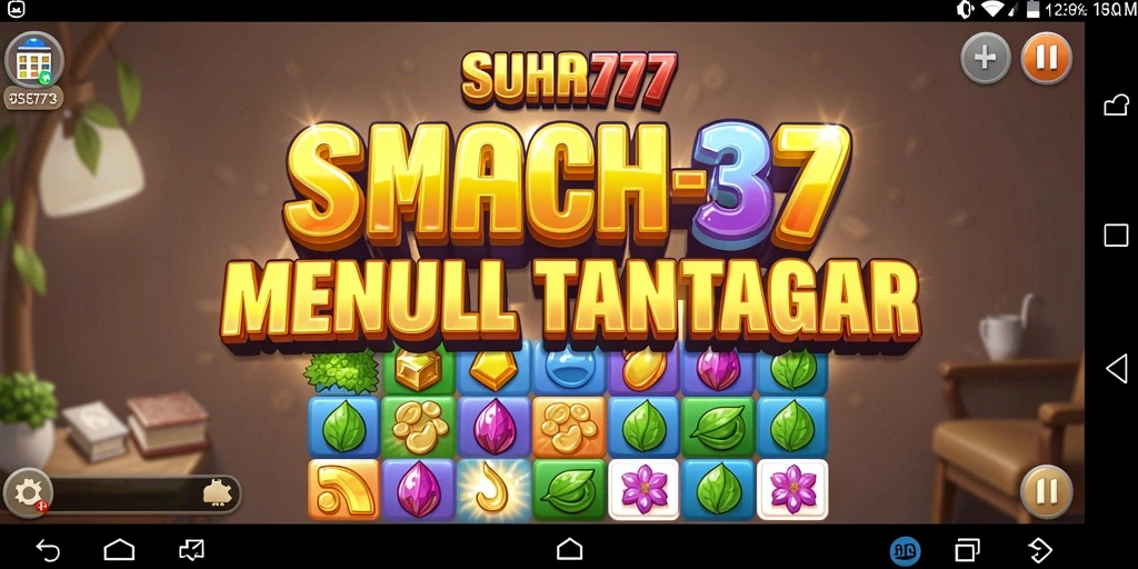 Tampilan menarik dari gameplay seru SUHU777 Match-3.