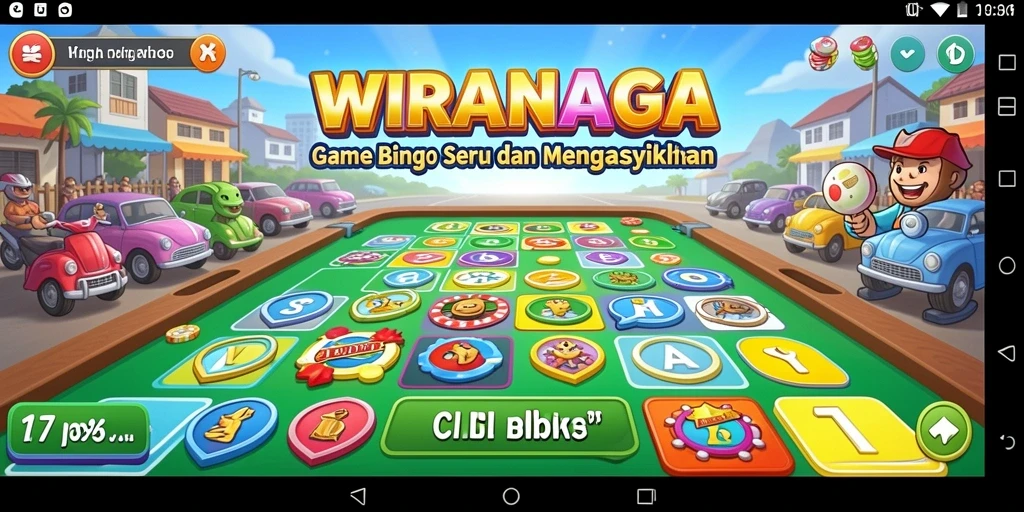 Gameplay menarik WIRANAGA dengan suasana Bingo yang mengasyikkan.