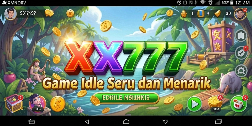 Gameplay menarik dengan kemajuan otomatis di XXX777.