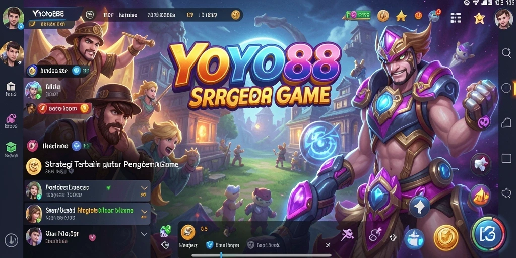 Tangkapan layar utama menampilkan aksi gameplay menegangkan di YOYO88.