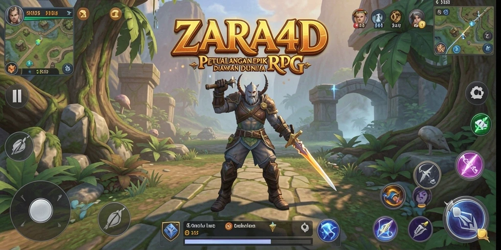 Tampilan grafis menarik dalam gameplay RPG ZARA4D.